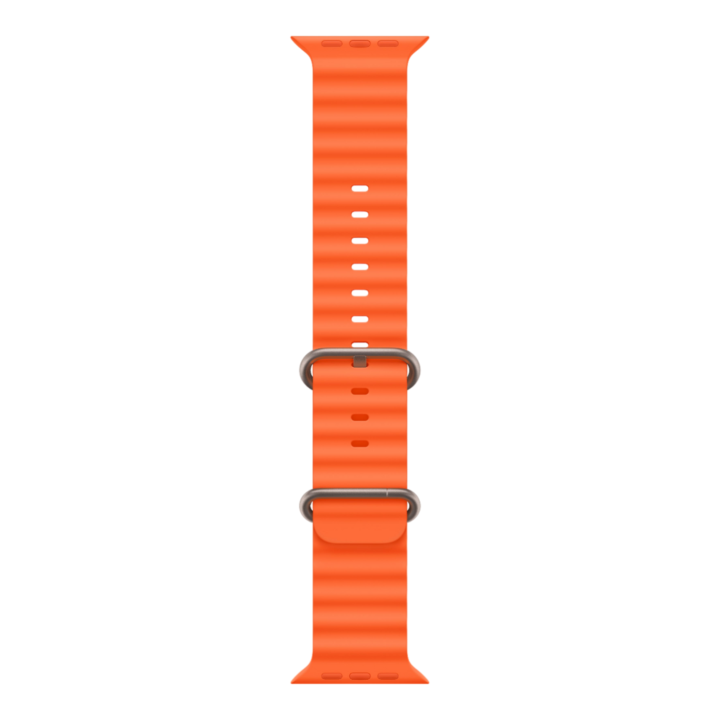 Apple Watch Ultra 2 GPS + Cellular, 49mm Titanium Case with Orange Ocean Band - alAsil