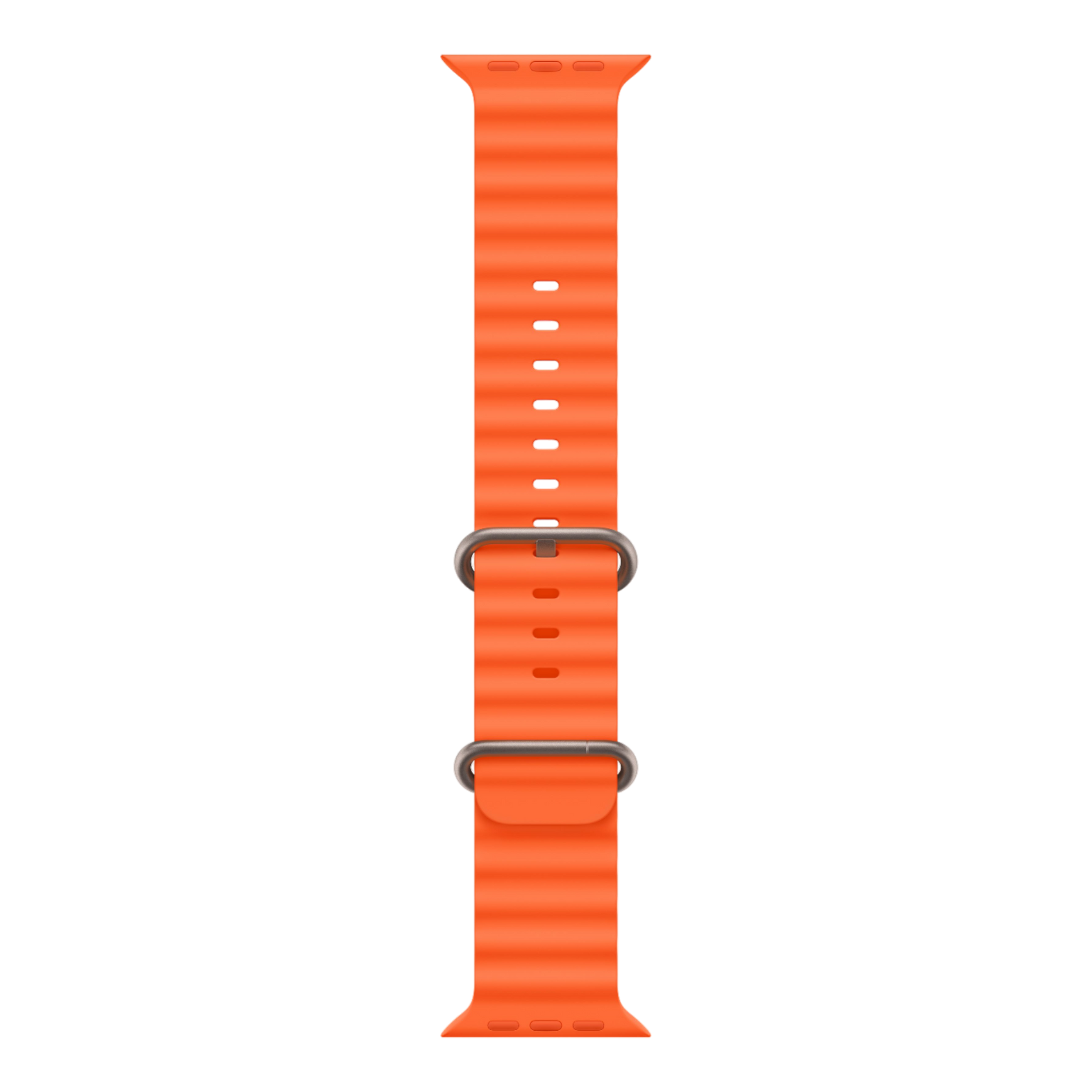 Apple Watch Ultra 2 GPS + Cellular, 49mm Titanium Case with Orange Ocean Band - alAsil