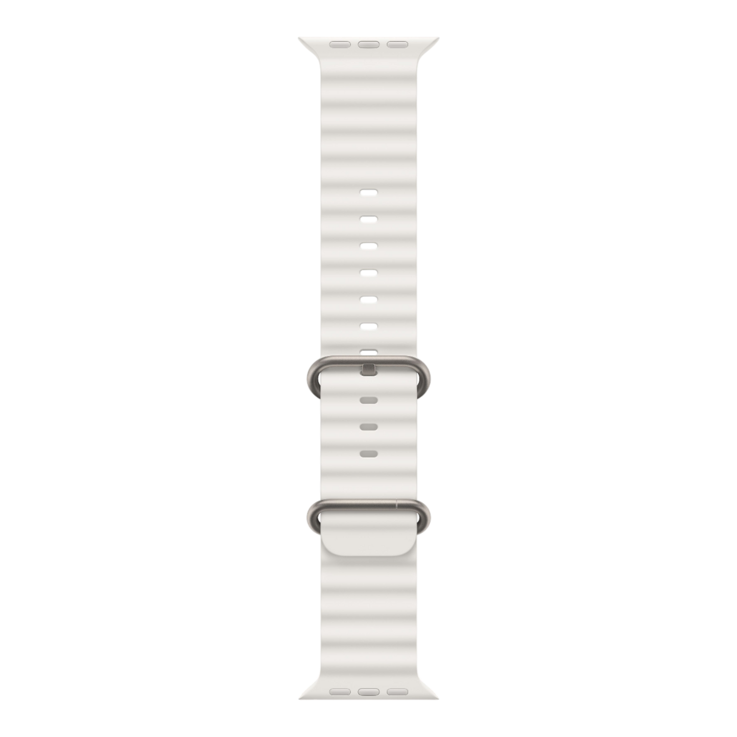 Apple Watch Ultra 2 GPS + Cellular, 49mm Titanium Case with White Ocean Band - alAsil