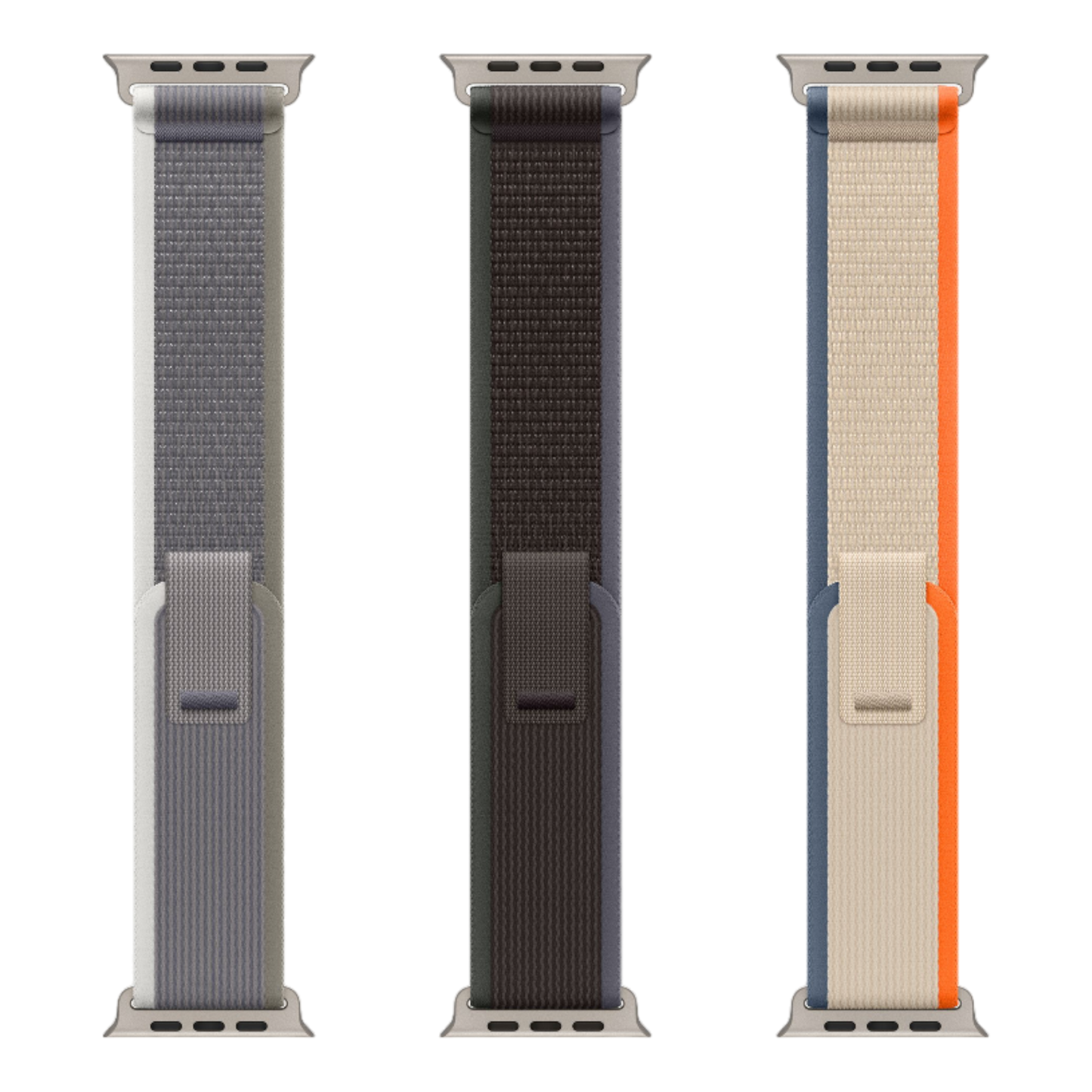 Apple Watch Ultra 2 GPS + Cellular, 49mm Titanium Case with Orange/Beige Trail Loop - S/M - alAsil