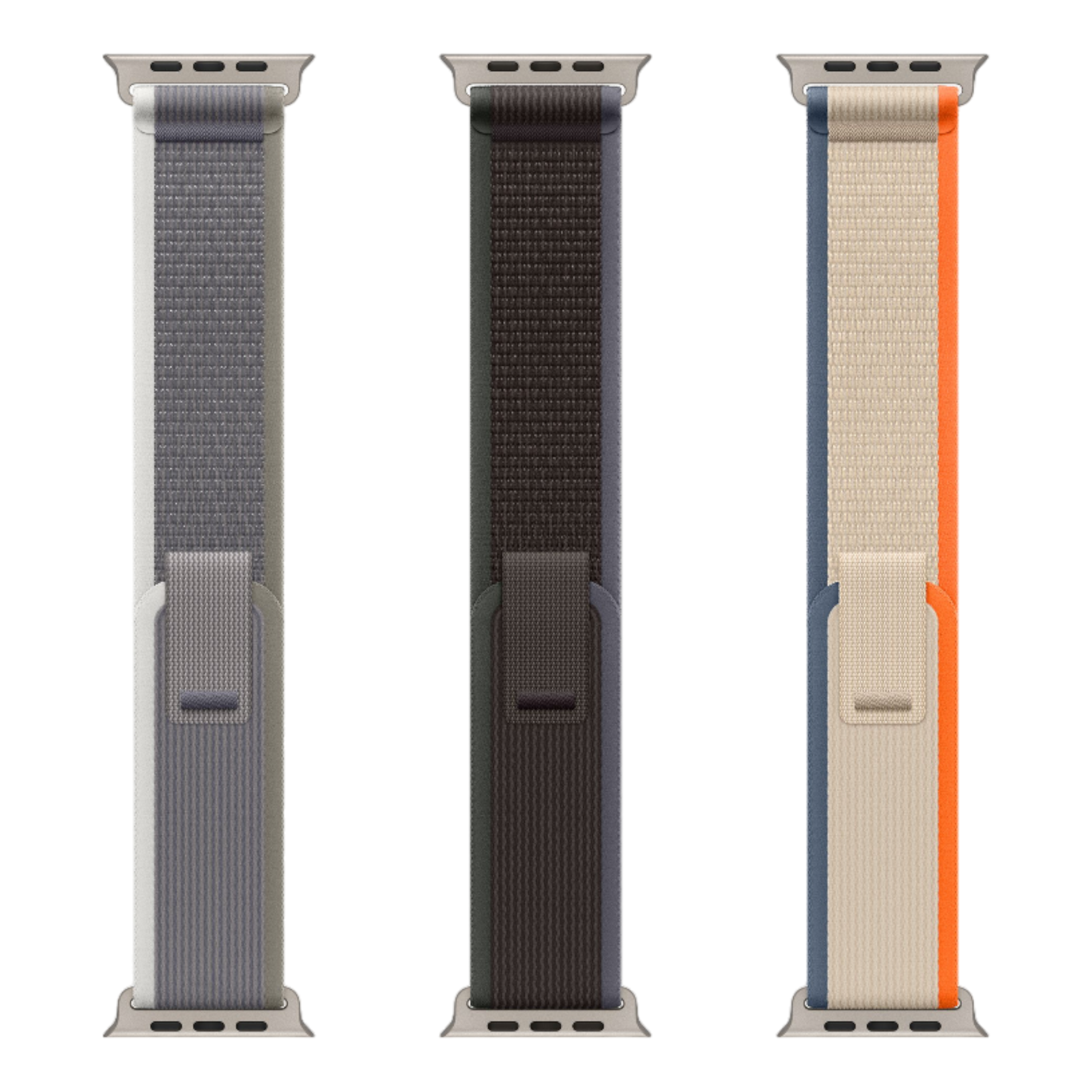 Apple Watch Ultra 2 GPS + Cellular, 49mm Titanium Case with Orange/Beige Trail Loop - S/M - alAsil