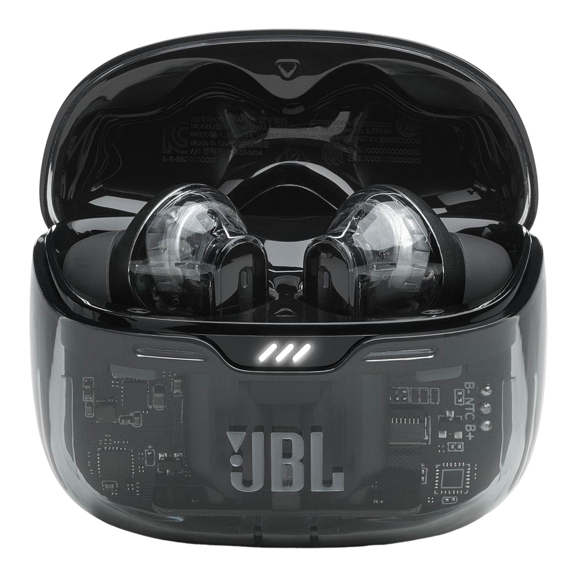 JBL Tune Beam - True Wireless Bluetooth Earbuds Ghost Black - alAsil