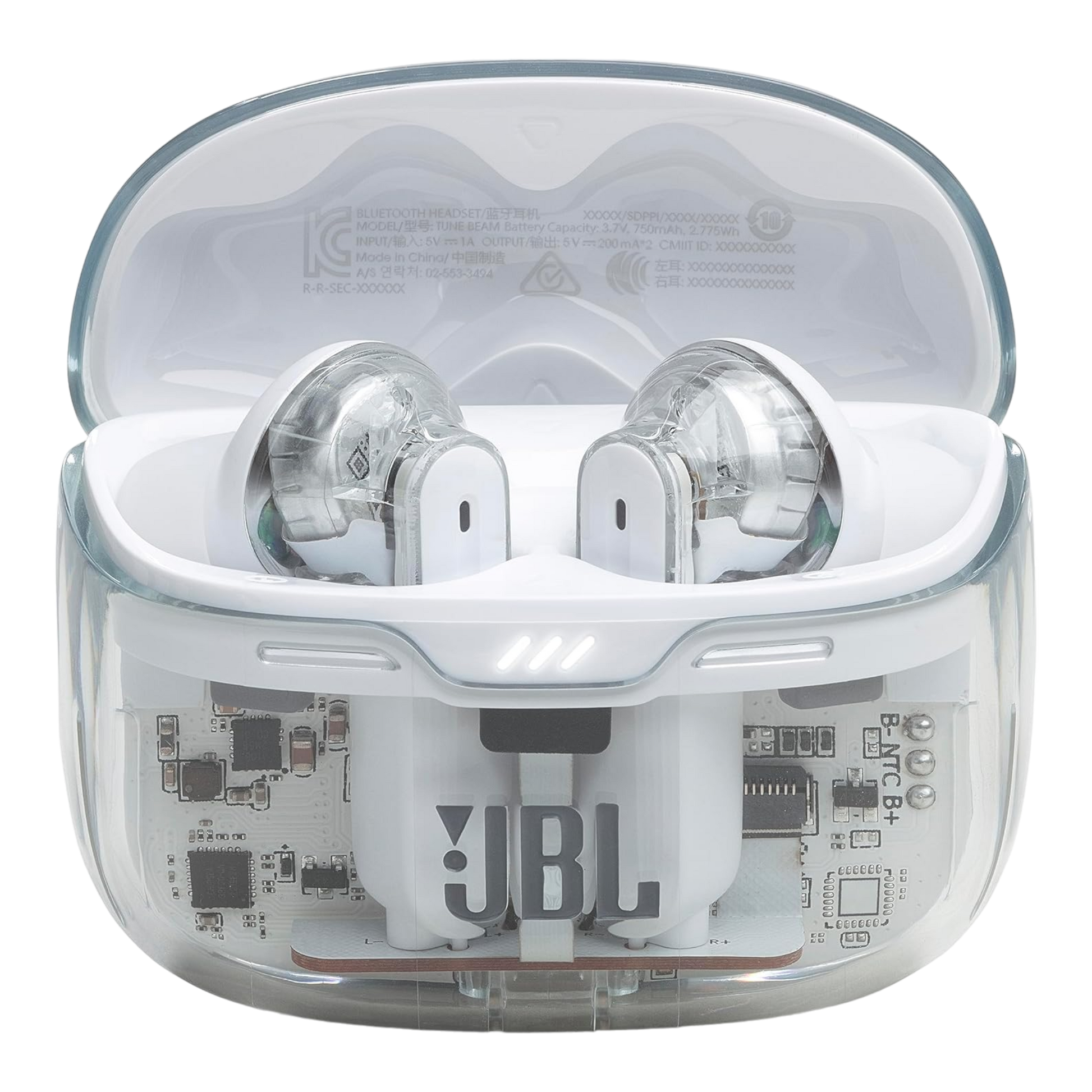 JBL Tune Beam - True Wireless Bluetooth Earbuds Ghost White - alAsil