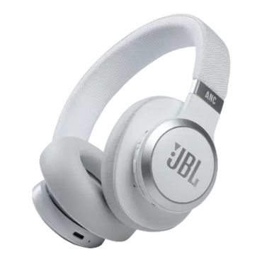 JBL Live 660NC - Wireless Over-Ear Noise Cancelling Headphones White - alAsil
