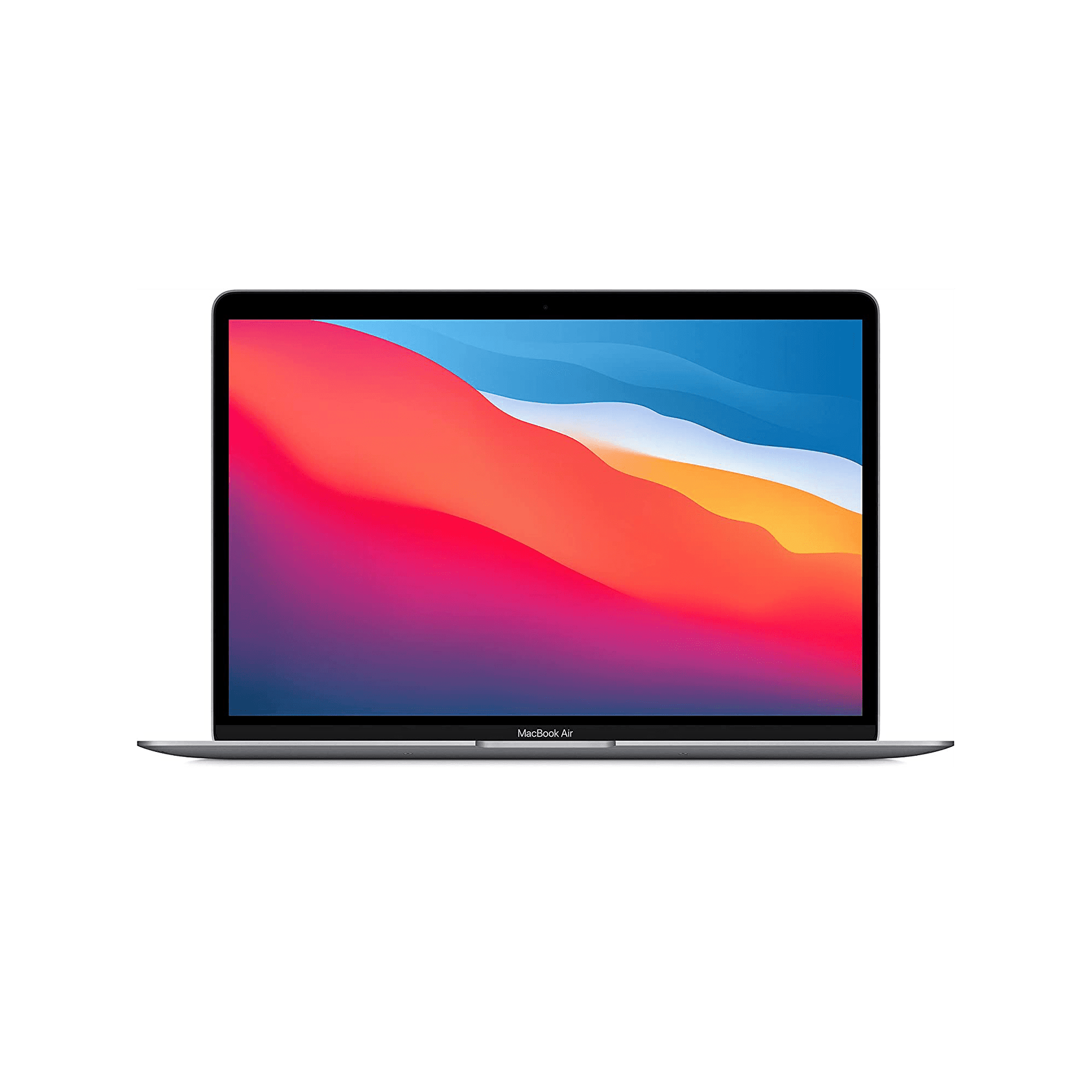 MacBook Air 13-inch (2020) – M1 Chip, 8‑Core CPU & 7‑Core GPU, 8GB RAM, 256GB SSD – Model MGN63 (Space Gray, English Keyboard) - alAsil