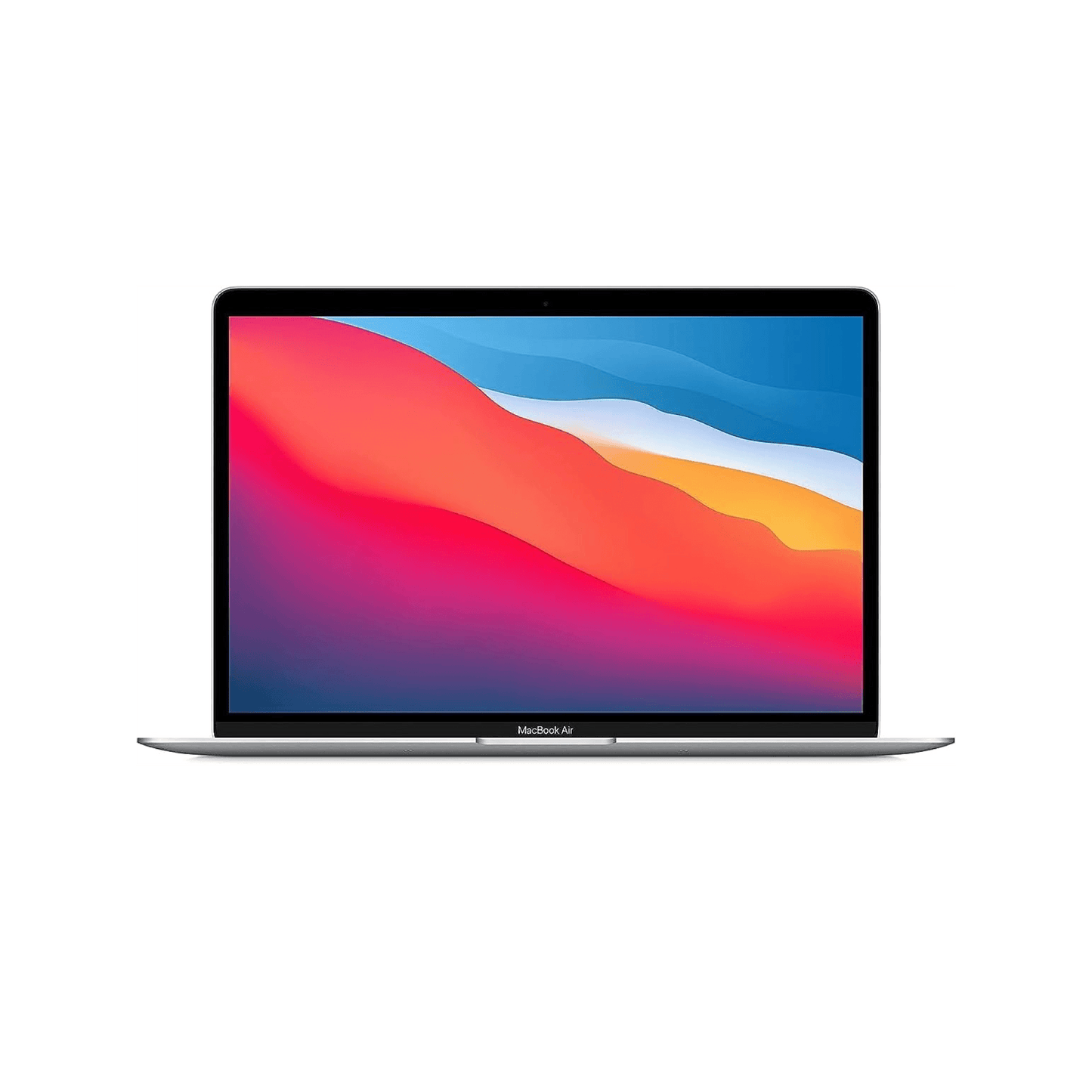 MacBook Air 13-inch (2020) – M1 Chip, 8‑Core CPU & 7‑Core GPU, 8GB RAM, 256GB SSD – Model MGN93 (Silver, English Keyboard) - alAsil