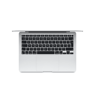 MacBook Air 13-inch (2020) – M1 Chip, 8‑Core CPU & 7‑Core GPU, 8GB RAM, 256GB SSD – Model MGN93 (Silver, English Keyboard) - alAsil