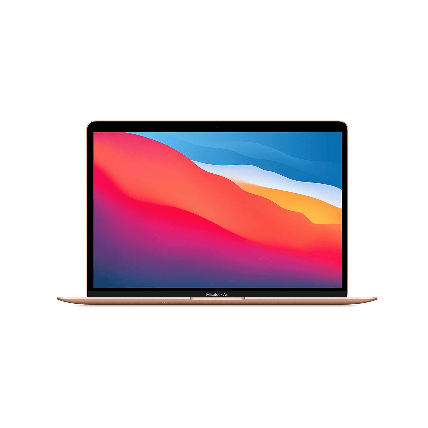 MacBook Air 13-inch (2020) – M1 Chip, 8‑Core CPU & 7‑Core GPU, 8GB RAM, 256GB SSD – Model MGND3 (Gold, English Keyboard) - alAsil