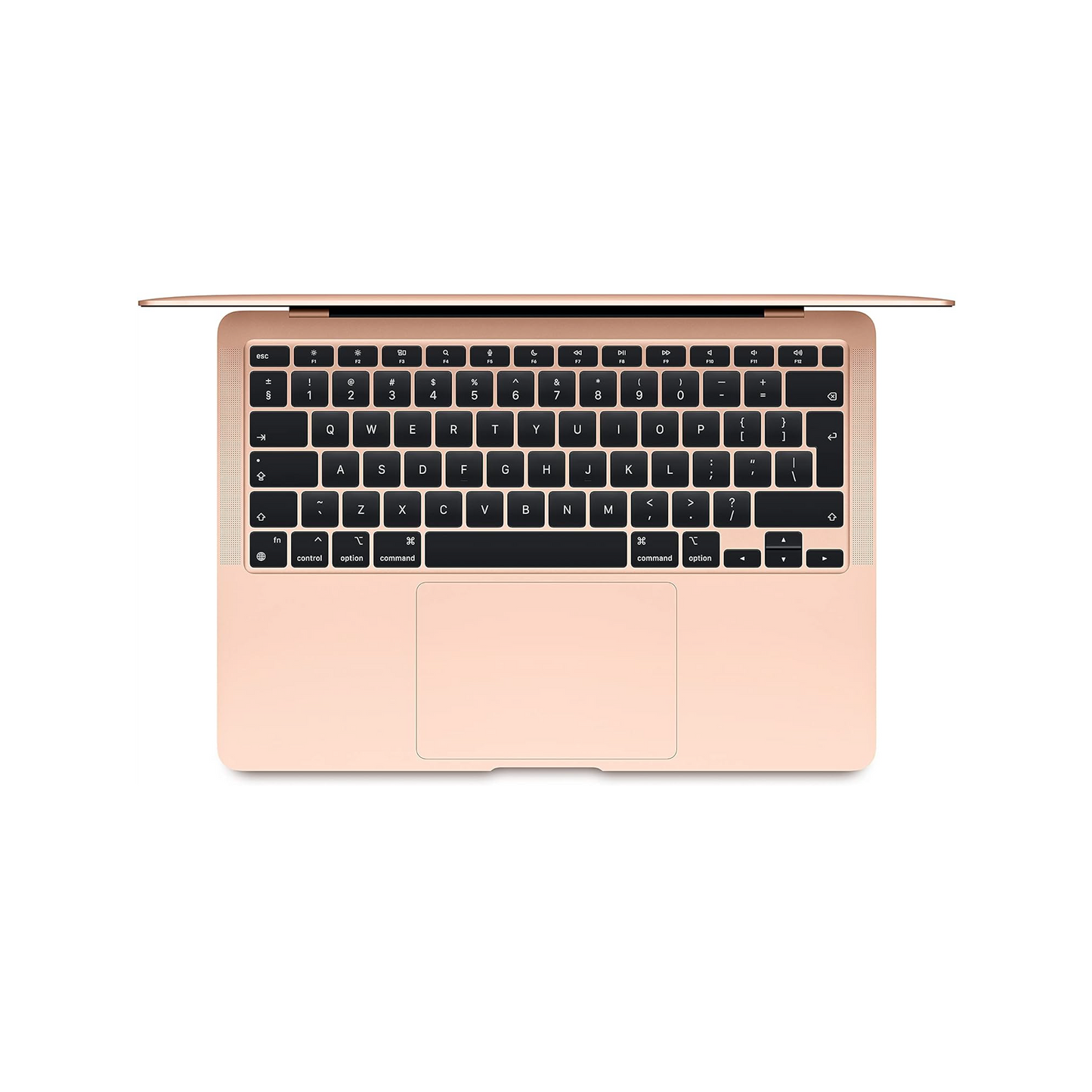 MacBook Air 13-inch (2020) – M1 Chip, 8‑Core CPU & 8‑Core GPU, 8GB RAM, 512GB SSD – Model MGNE3 (Gold, English Keyboard) - alAsil