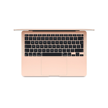 MacBook Air 13-inch (2020) – M1 Chip, 8‑Core CPU & 8‑Core GPU, 8GB RAM, 512GB SSD – Model MGNE3 (Gold, English Keyboard) - alAsil