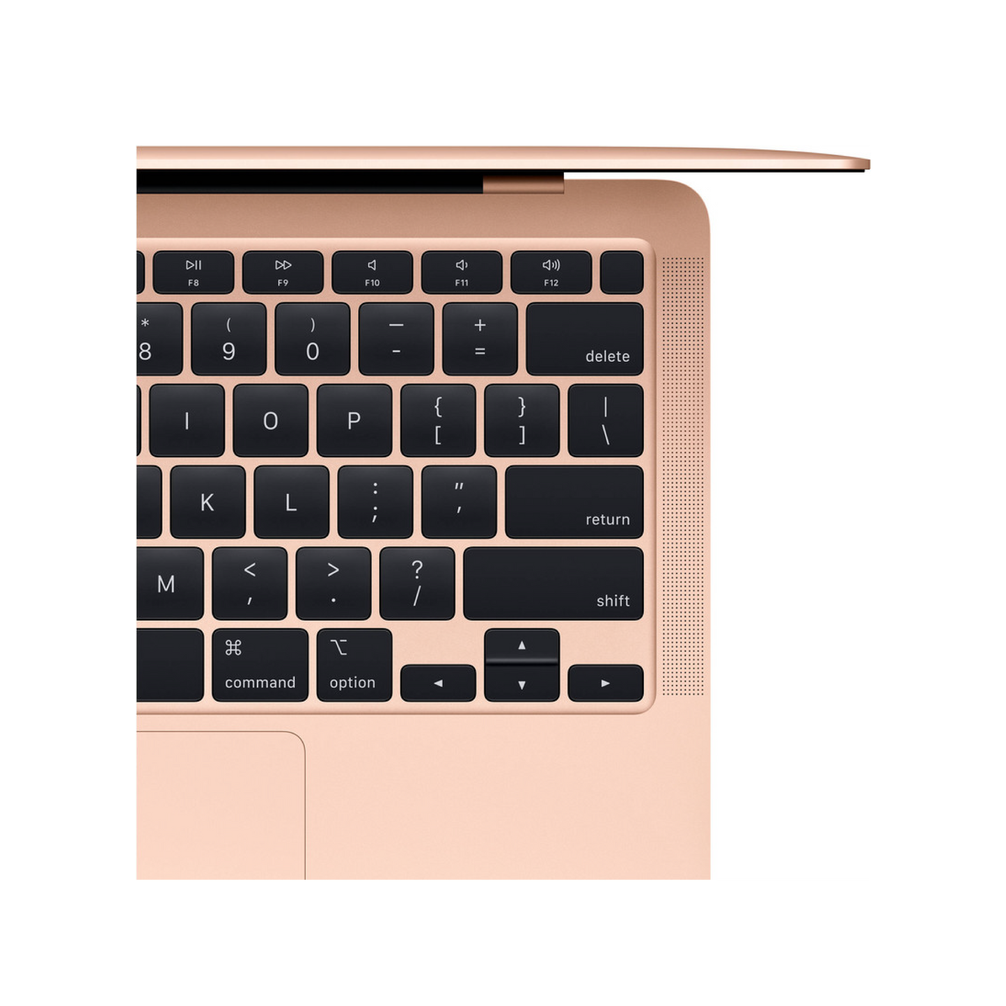 MacBook Air 13-inch (2020) – M1 Chip, 8‑Core CPU & 8‑Core GPU, 8GB RAM, 512GB SSD – Model MGNE3 (Gold, English Keyboard) - alAsil