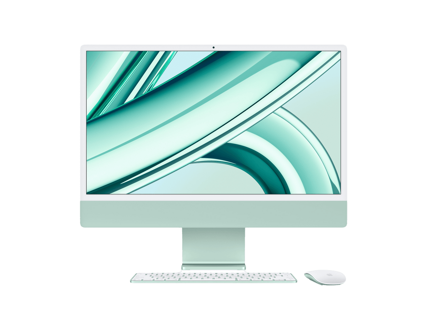 iMac (All In One) 24-inch (2021) MGPH3 - M1 chip 8-Core CPU 8-Core GPU 8GB Unified Memory 256GB SSD Storage, Green - alAsil