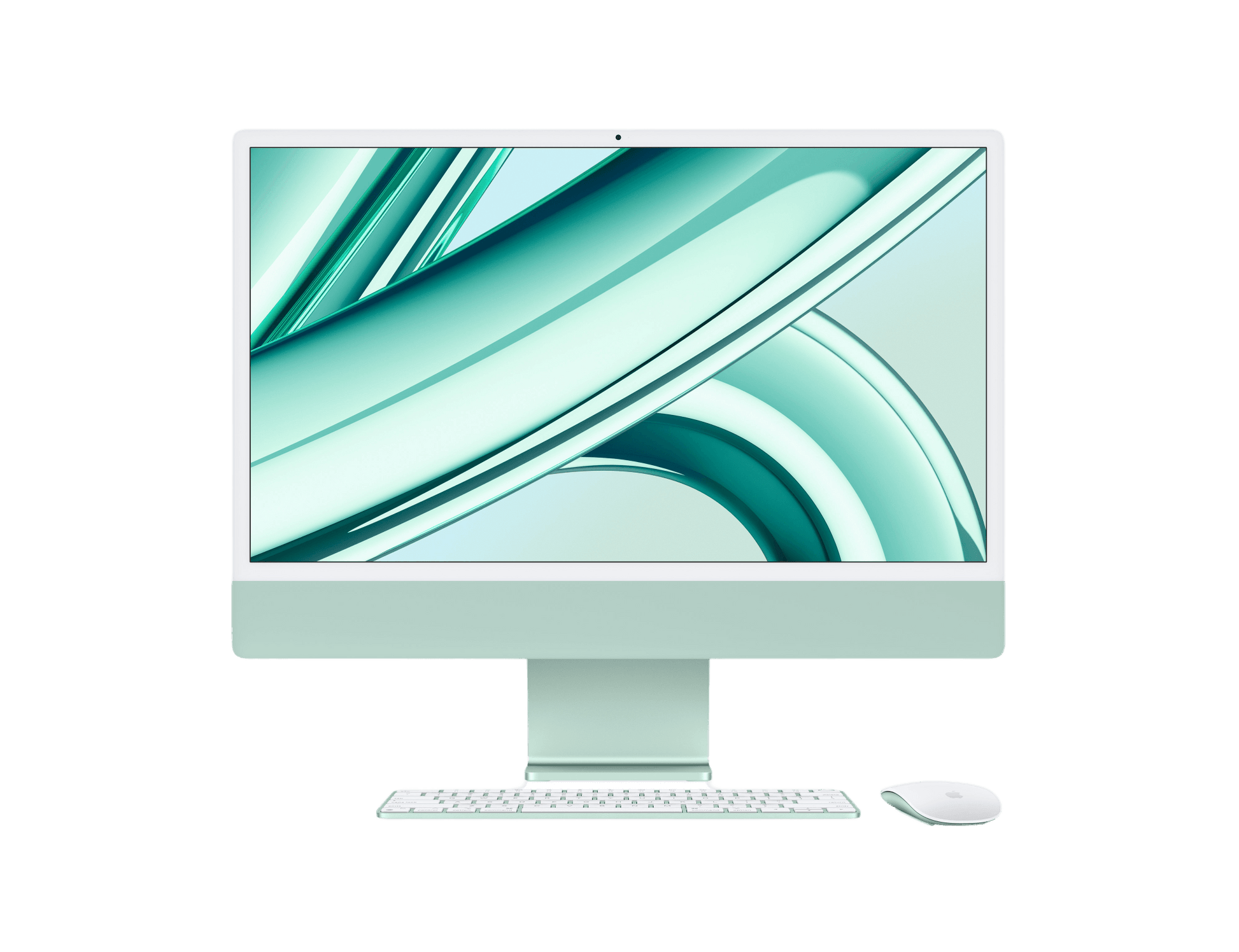 iMac (All In One) 24-inch (2021) MGPH3 - M1 chip 8-Core CPU 8-Core GPU 8GB Unified Memory 256GB SSD Storage, Green - alAsil