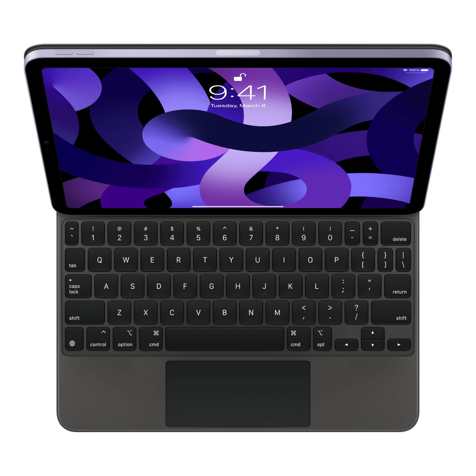 Magic Keyboard for iPad Pro 11-inch (4th generation) and iPad Air (5th generation) - US English - Black - alAsil