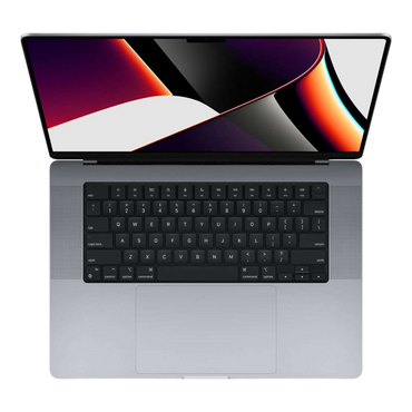 MacBook Pro 16-inch (2021) – M1 Pro Chip, 10‑Core CPU & 16‑Core GPU, 16GB RAM, 512GB SSD – Model MK183 (Space Gray, English Keyboard) - alAsil