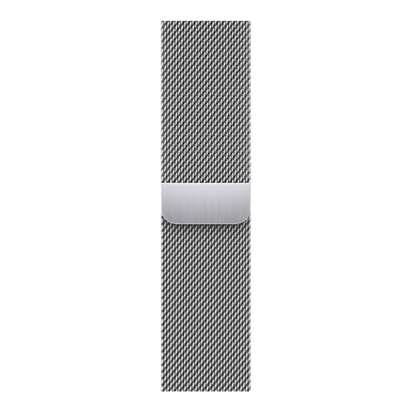 Apple Watch Series 9 GPS + Cellular, 41mm Silver Stainless Steel Case with Silver Milanese Loop - alAsil