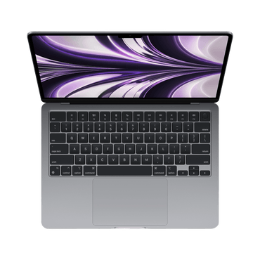 MacBook Air 13.6-inch (2022) – M2 Chip, 8‑Core CPU & 10‑Core GPU, 8GB RAM, 512GB SSD – Model MLXX3 (Space Gray, English Keyboard) - alAsil