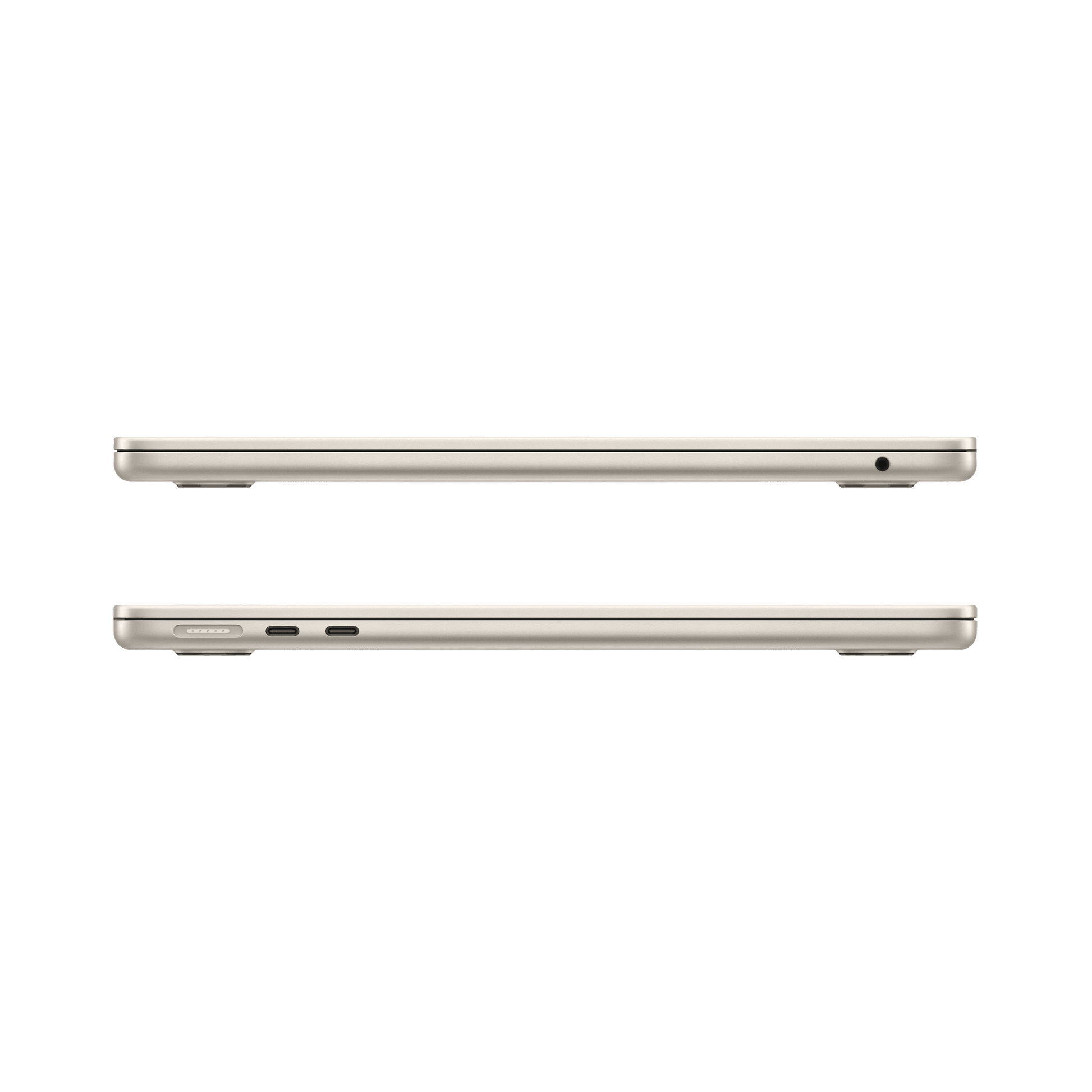 MacBook Air 13.6-inch (2022) – M2 Chip, 8‑Core CPU & 8‑Core GPU, 16GB RAM, 256GB SSD – Model MC7W4 (Starlight, English Keyboard) - alAsil