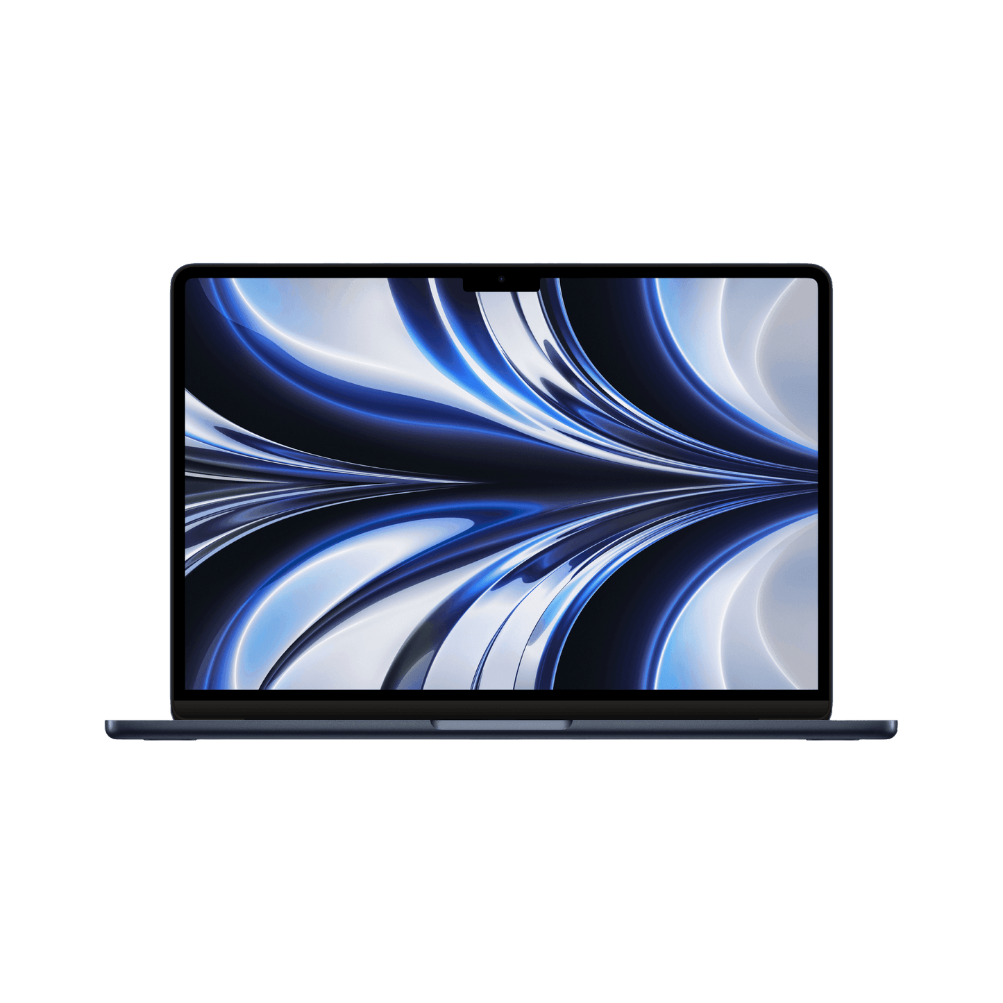 Customized MacBook Air 13.6-inch (2022) – M2 Chip, 8‑Core CPU & 10‑Core GPU, 16GB RAM, 512GB SSD – Model Z1610005E (Midnight, English Keyboard) - alAsil