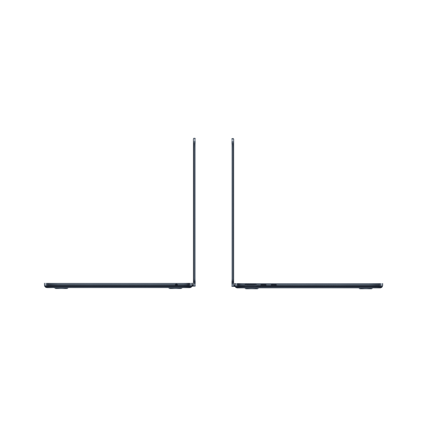 Customized MacBook Air 13.6-inch (2022) – M2 Chip, 8‑Core CPU & 10‑Core GPU, 16GB RAM, 512GB SSD – Model Z1610005E (Midnight, English Keyboard) - alAsil
