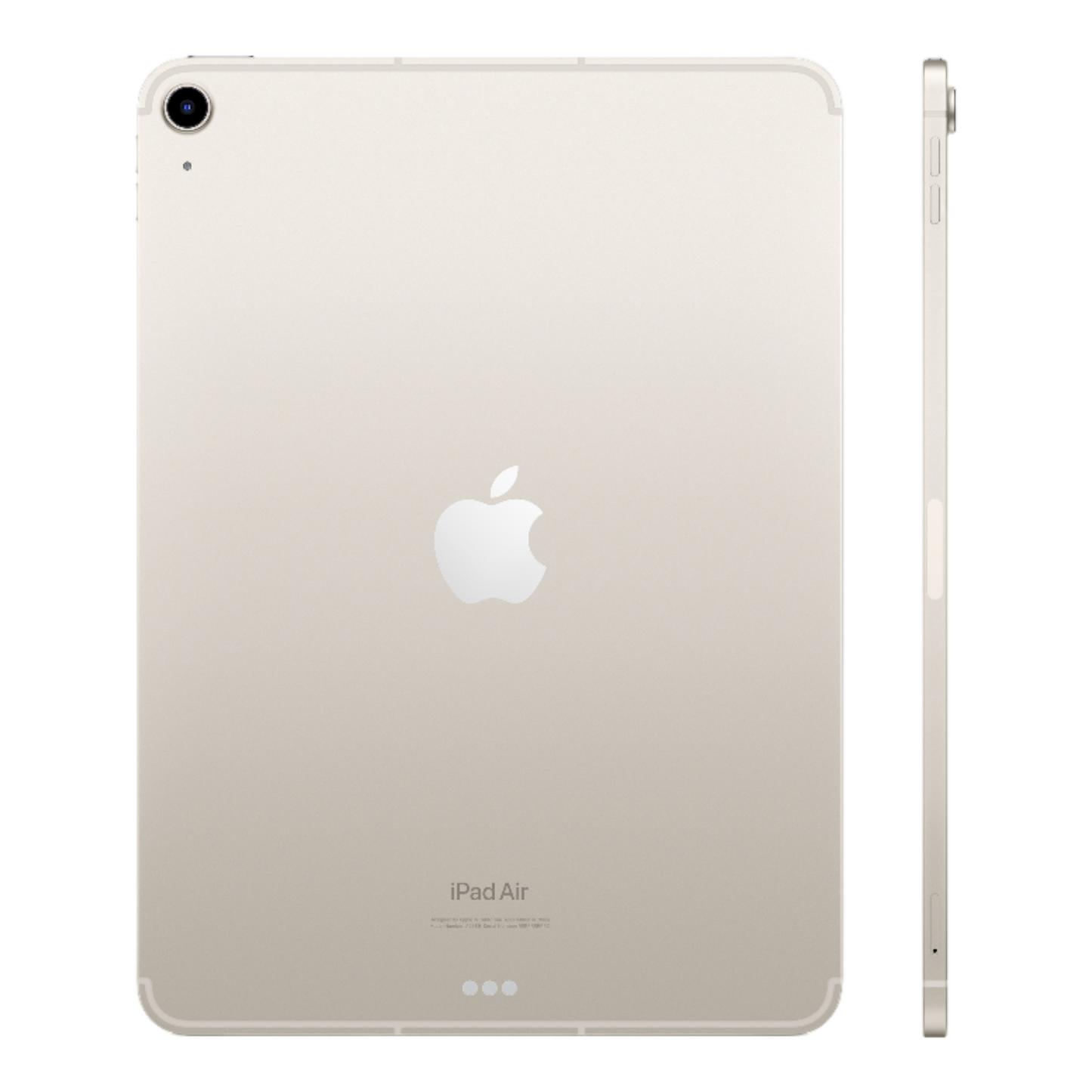 iPad Air 2022 (5th Generation) 10.9-inch 64GB Wi-Fi + Cellular, Starlight - alAsil