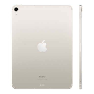 iPad Air 2022 (5th Generation) 10.9-inch 256GB Wi-Fi + Cellular, Starlight - alAsil
