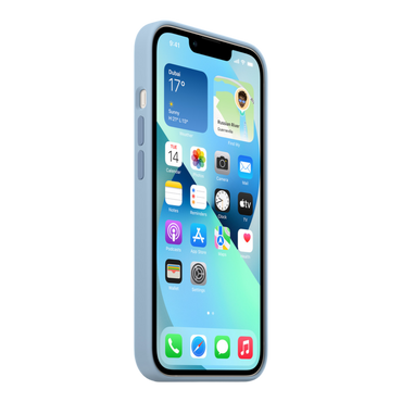 iPhone 13 Silicone Case with MagSafe - Blue Fog - alAsil