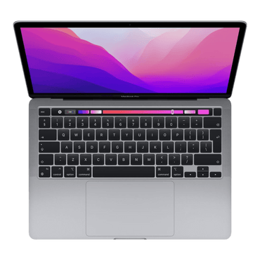 MacBook Pro 13-inch (2022) – M2 Chip, 8‑Core CPU & 10‑Core GPU, 8GB RAM, 512GB SSD – Model MNEJ3 (Space Gray, English Keyboard) - alAsil