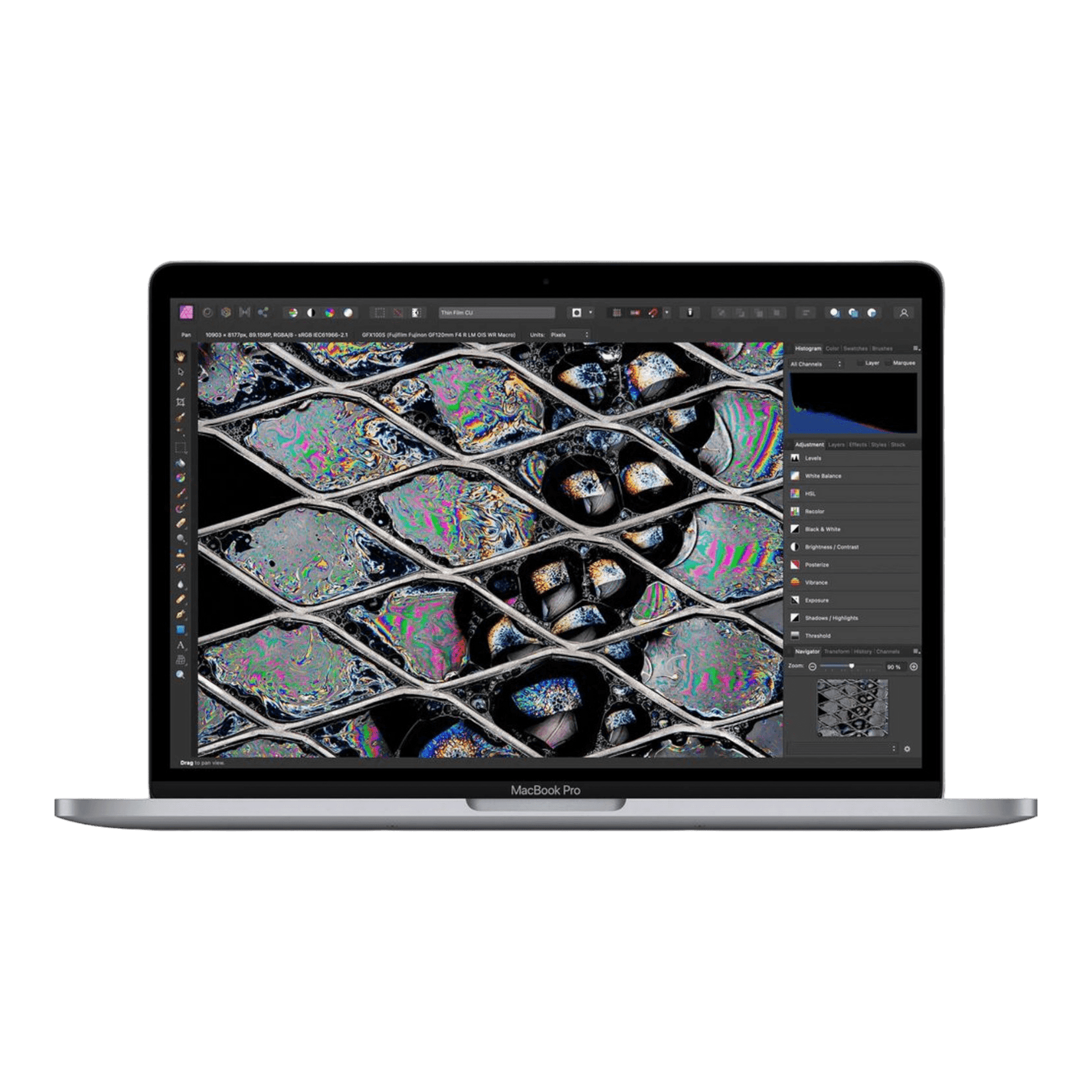 MacBook Pro 13-inch (2022) – M2 Chip, 8‑Core CPU & 10‑Core GPU, 8GB RAM, 512GB SSD – Model MNEJ3 (Space Gray, English Keyboard) - alAsil