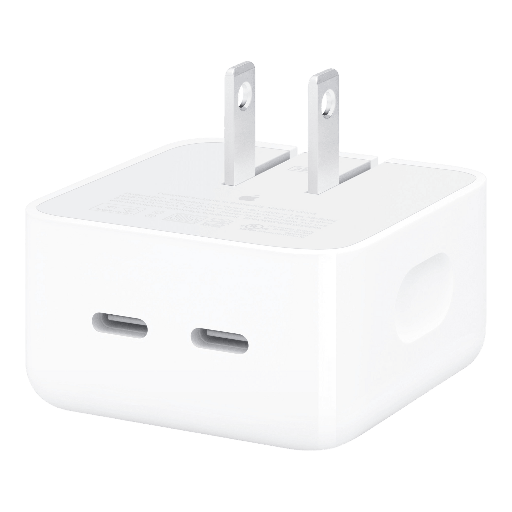 35W Dual USB-C Port Compact Power Adapter - alAsil