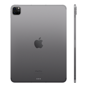 iPad Pro 2022 (4th Generation) 11-inch 256GB, WiFi + Cellular, Space Gray - alAsil