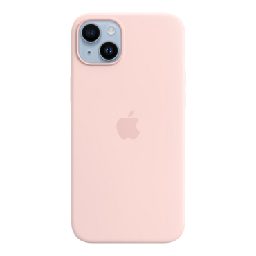 iPhone 14 Plus Silicone Case with MagSafe - Chalk Pink - alAsil