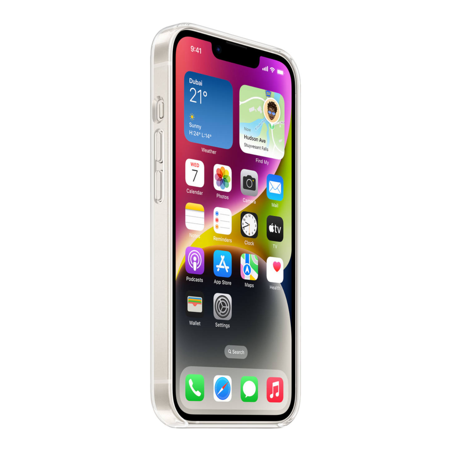 iPhone 14 Clear Case with MagSafe - alAsil