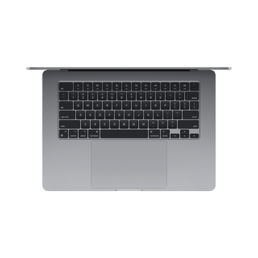 MacBook Air 15-inch (2022) – M2 Chip, 8‑Core CPU & 10‑Core GPU, 8GB RAM, 256GB SSD – Model MQKP3 (Space Gray, English Keyboard) - alAsil