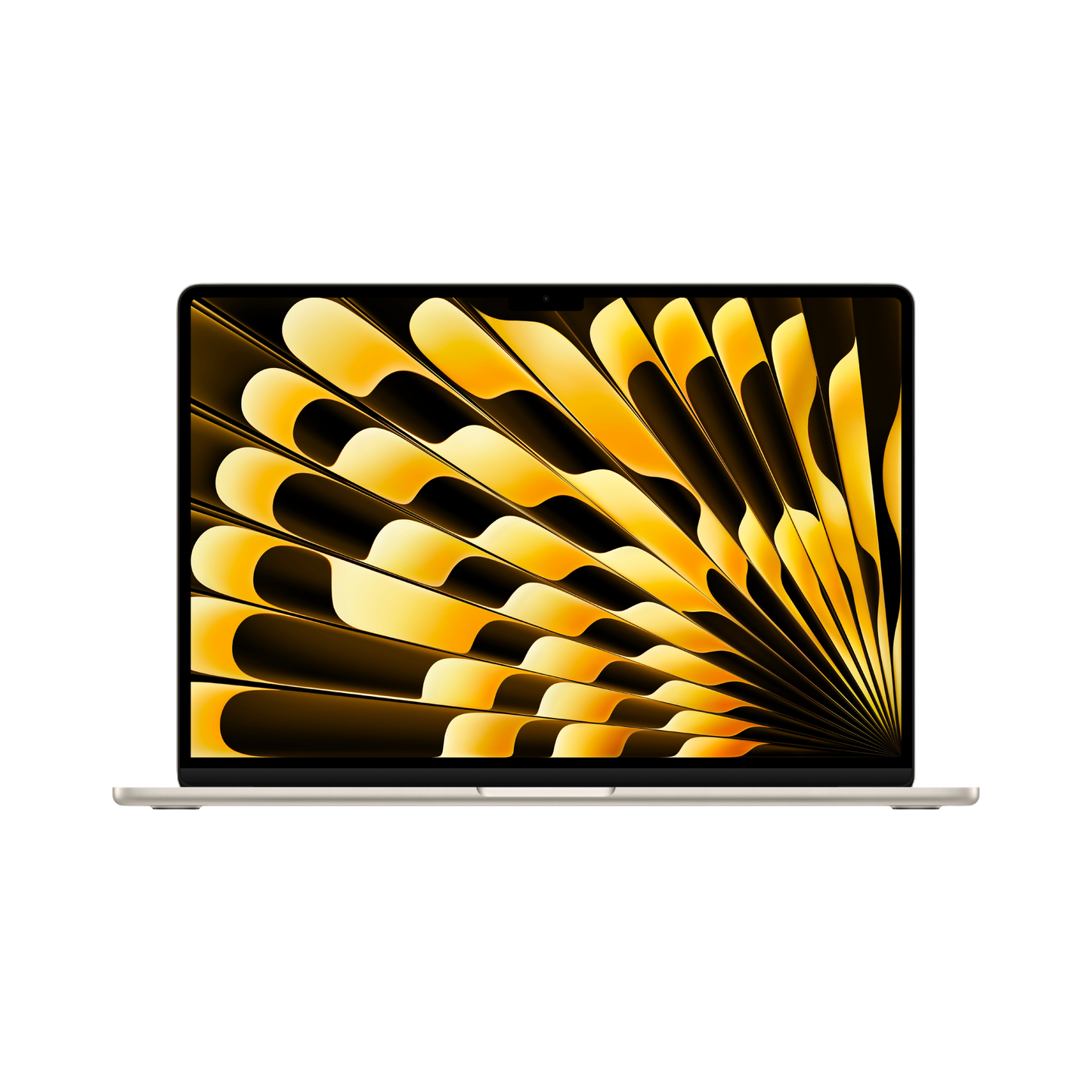 MacBook Air 15-inch (2022) – M2 Chip, 8‑Core CPU & 10‑Core GPU, 8GB RAM, 512GB SSD – Model MQKV3 (Starlight, English Keyboard) - alAsil