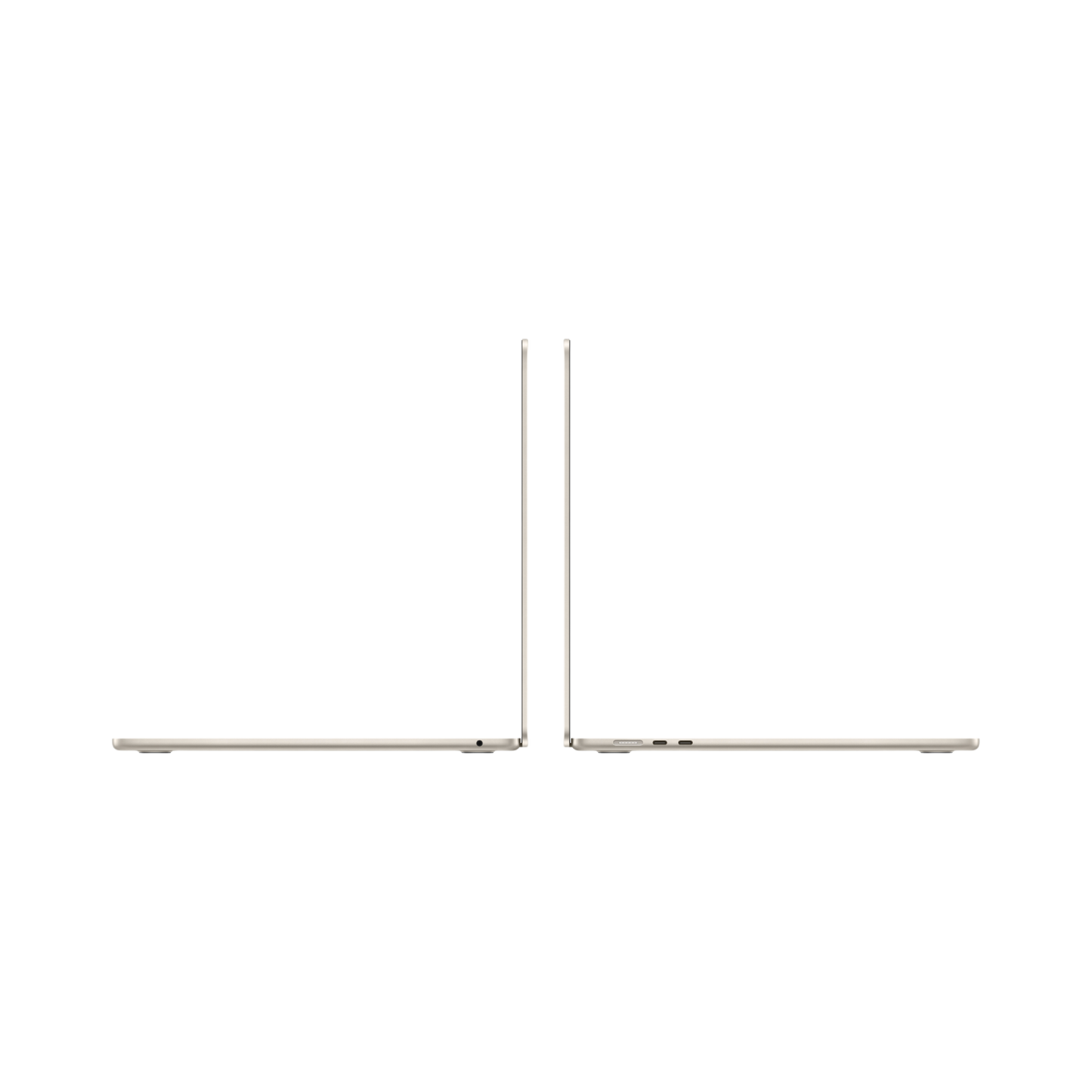MacBook Air 15-inch (2022) – M2 Chip, 8‑Core CPU & 10‑Core GPU, 8GB RAM, 512GB SSD – Model MQKV3 (Starlight, English Keyboard) - alAsil