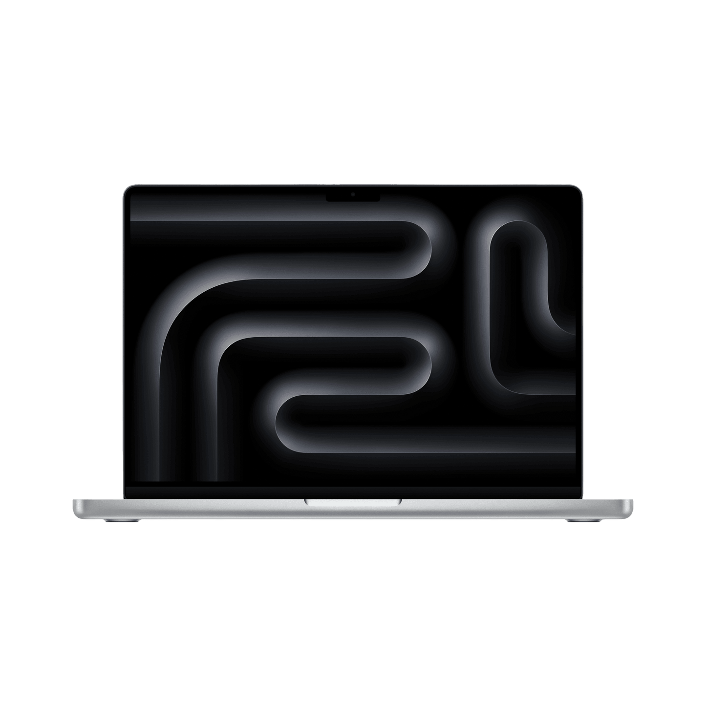 MacBook Pro 14-inch (2024) – M3 Chip, 8‑Core CPU & 10‑Core GPU, 16GB RAM, 1TB SSD – Model MXE13 (Silver, English Keyboard) - alAsil