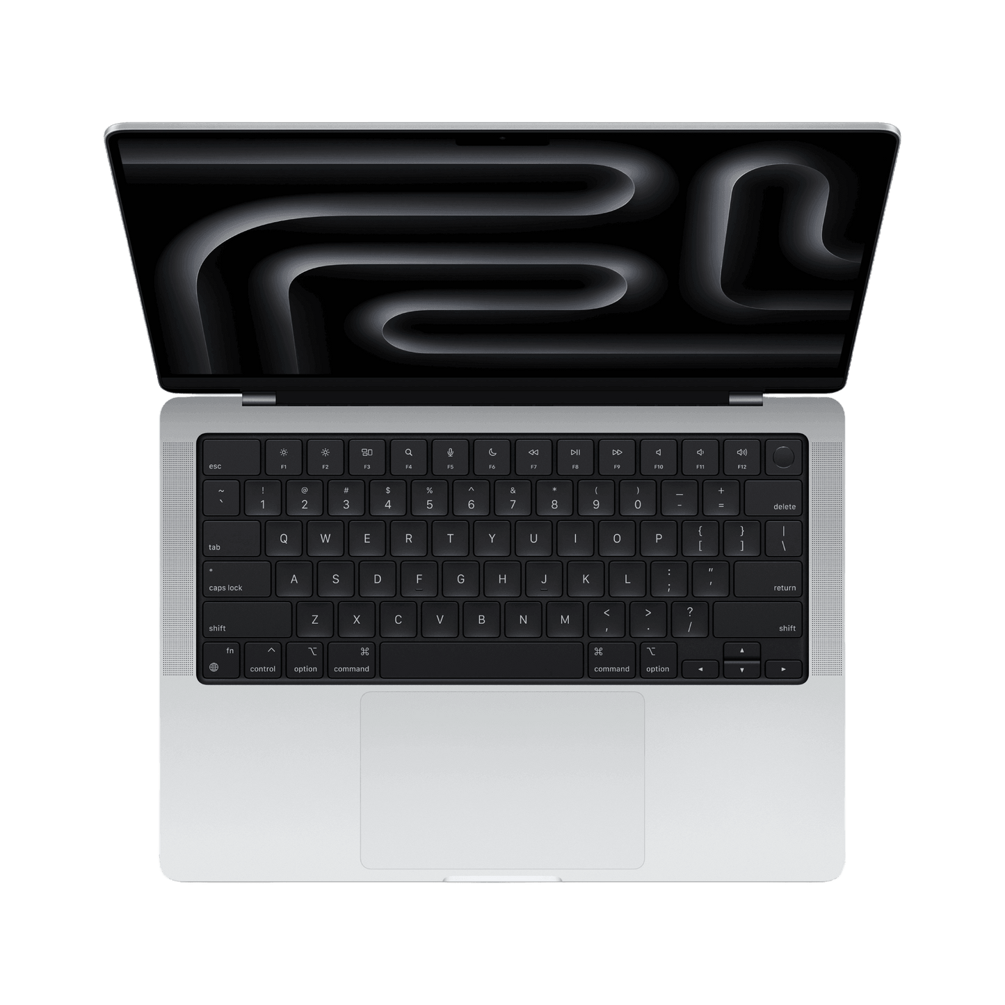 MacBook Pro 14-inch (2024) – M3 Chip, 8‑Core CPU & 10‑Core GPU, 16GB RAM, 1TB SSD – Model MXE13 (Silver, English Keyboard) - alAsil