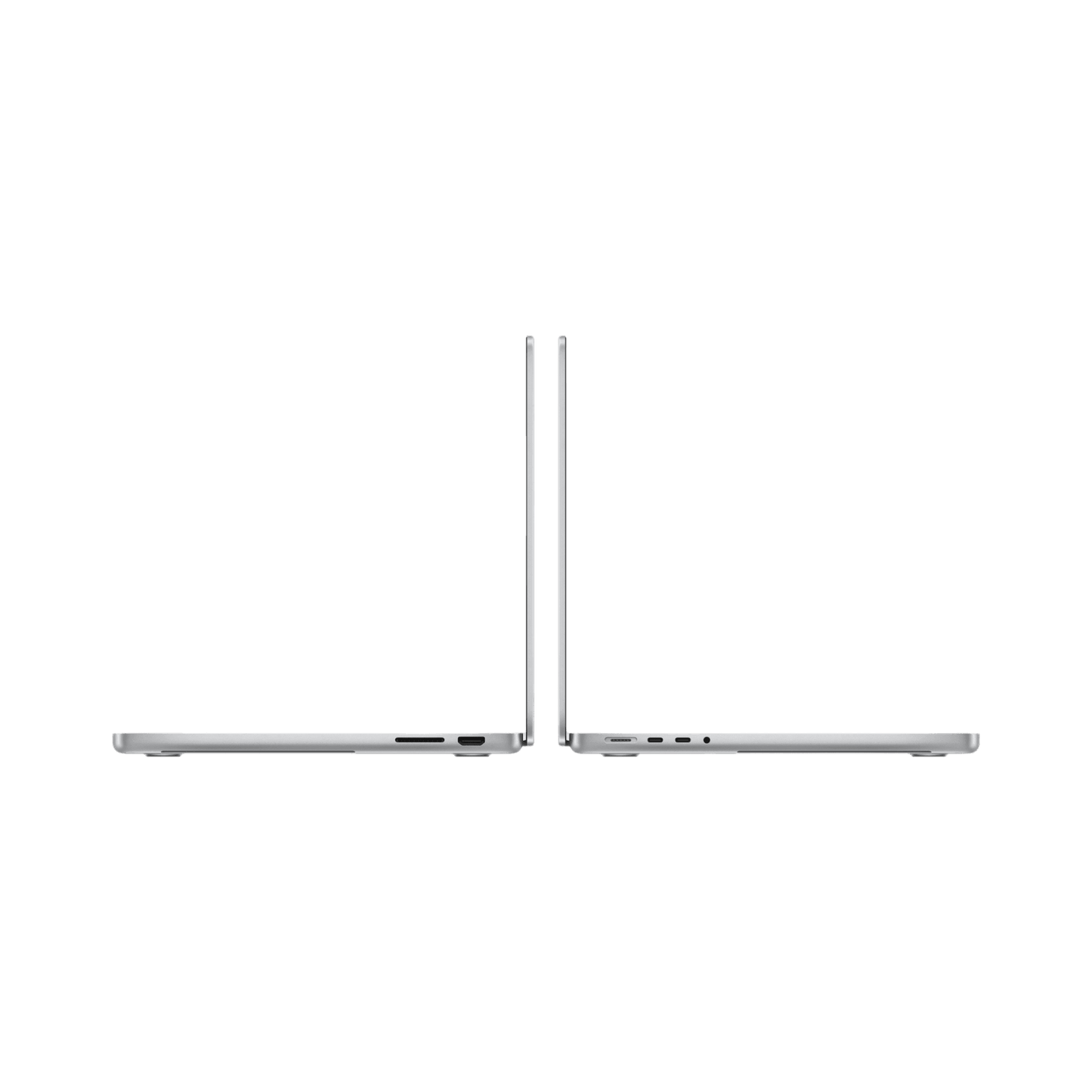 MacBook Pro 14-inch (2024) – M3 Chip, 8‑Core CPU & 10‑Core GPU, 16GB RAM, 1TB SSD – Model MXE13 (Silver, English Keyboard) - alAsil