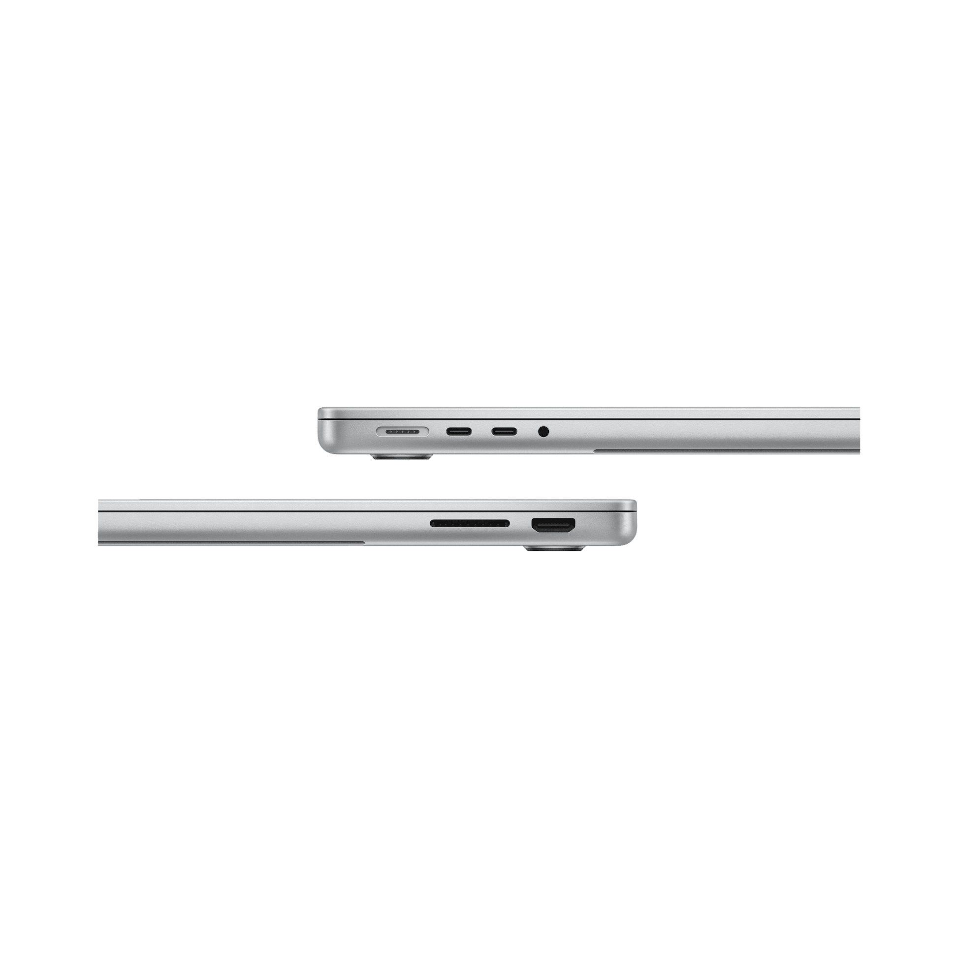 MacBook Pro 14-inch (2024) – M3 Chip, 8‑Core CPU & 10‑Core GPU, 16GB RAM, 1TB SSD – Model MXE13 (Silver, English Keyboard) - alAsil