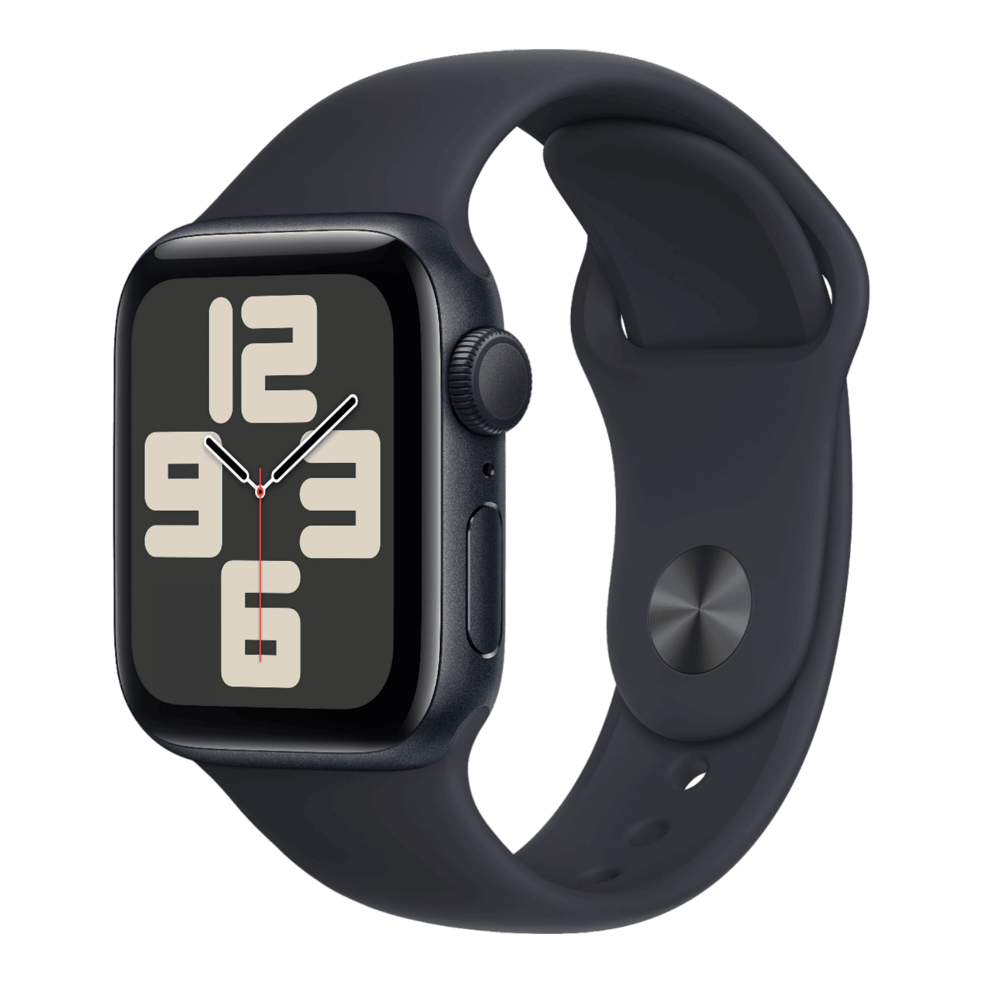Apple Watch SE (2nd Gen) GPS 44mm Midnight Aluminum Case with Midnight Sport Band - S/M - alAsil