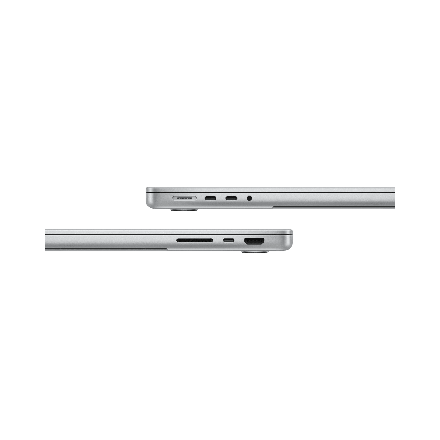 MacBook Pro 14-inch (2024) – M4 Max Chip, 14‑Core CPU & 32‑Core GPU, 36GB RAM, 1TB SSD – Model MX2G3 (Silver, English Keyboard) - alAsil