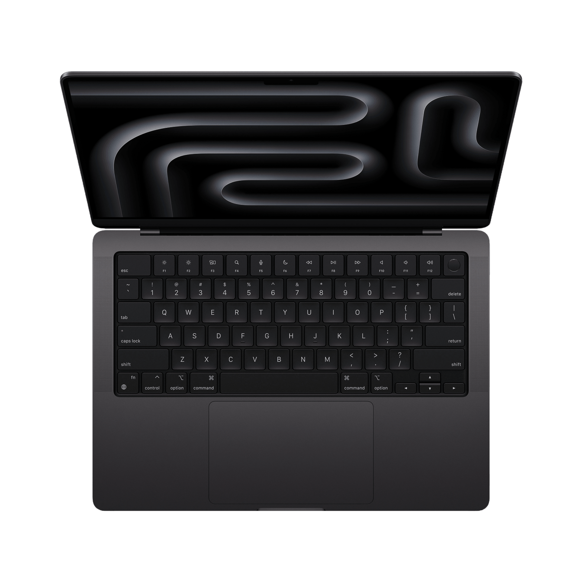 MacBook Pro 14-inch (2024) – M3 Pro Chip, 12‑Core CPU & 18‑Core GPU, 18GB RAM, 1TB SSD – Model MRX43 (Space Black, English Keyboard) - alAsil