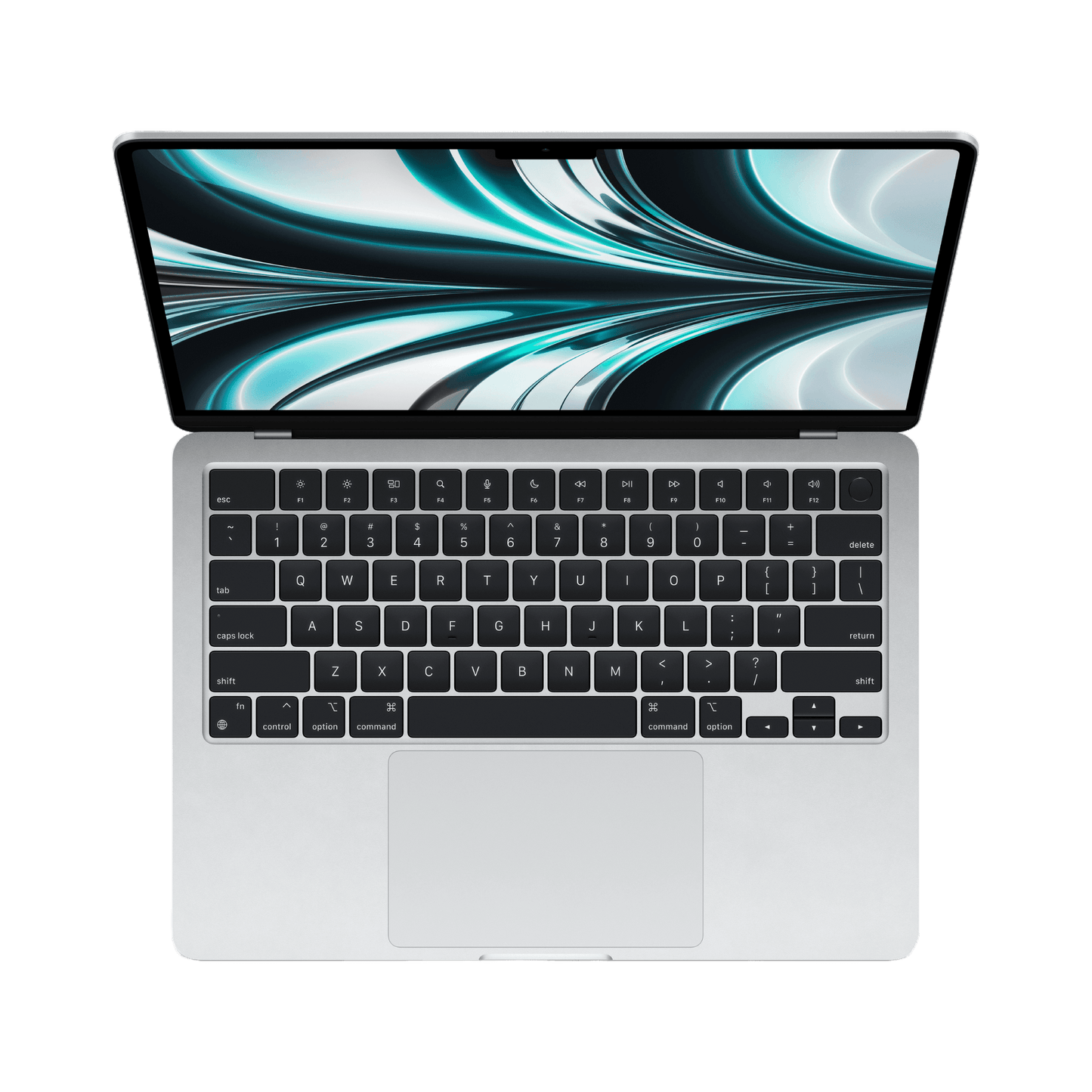 MacBook Air 13.6-inch (2024) – M3 Chip, 8‑Core CPU & 8‑Core GPU, 8GB RAM, 256GB SSD – Model MRXQ3 (Silver, English Keyboard) - alAsil