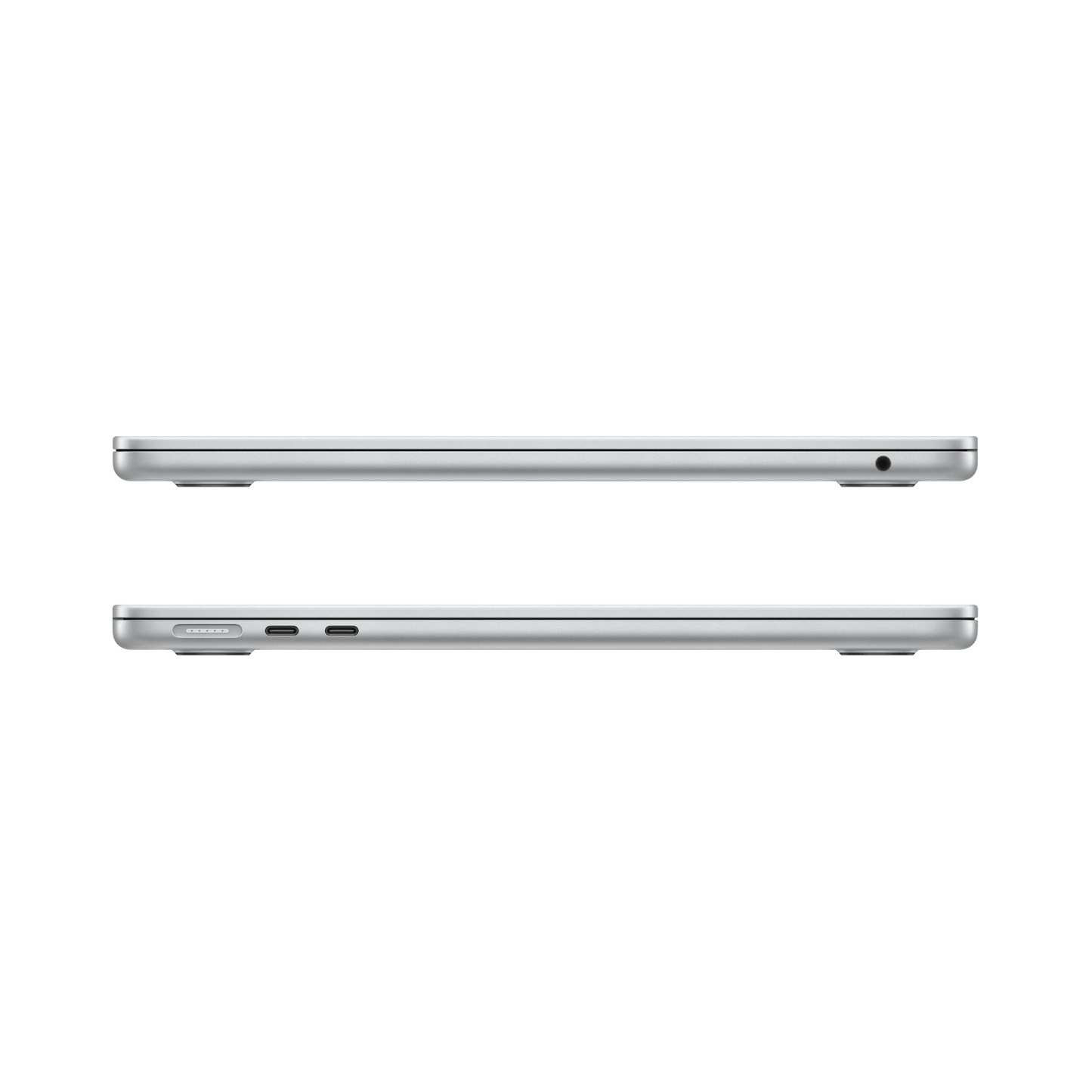 MacBook Air 13.6-inch (2024) – M3 Chip, 8‑Core CPU & 8‑Core GPU, 8GB RAM, 256GB SSD – Model MRXQ3 (Silver, English Keyboard) - alAsil