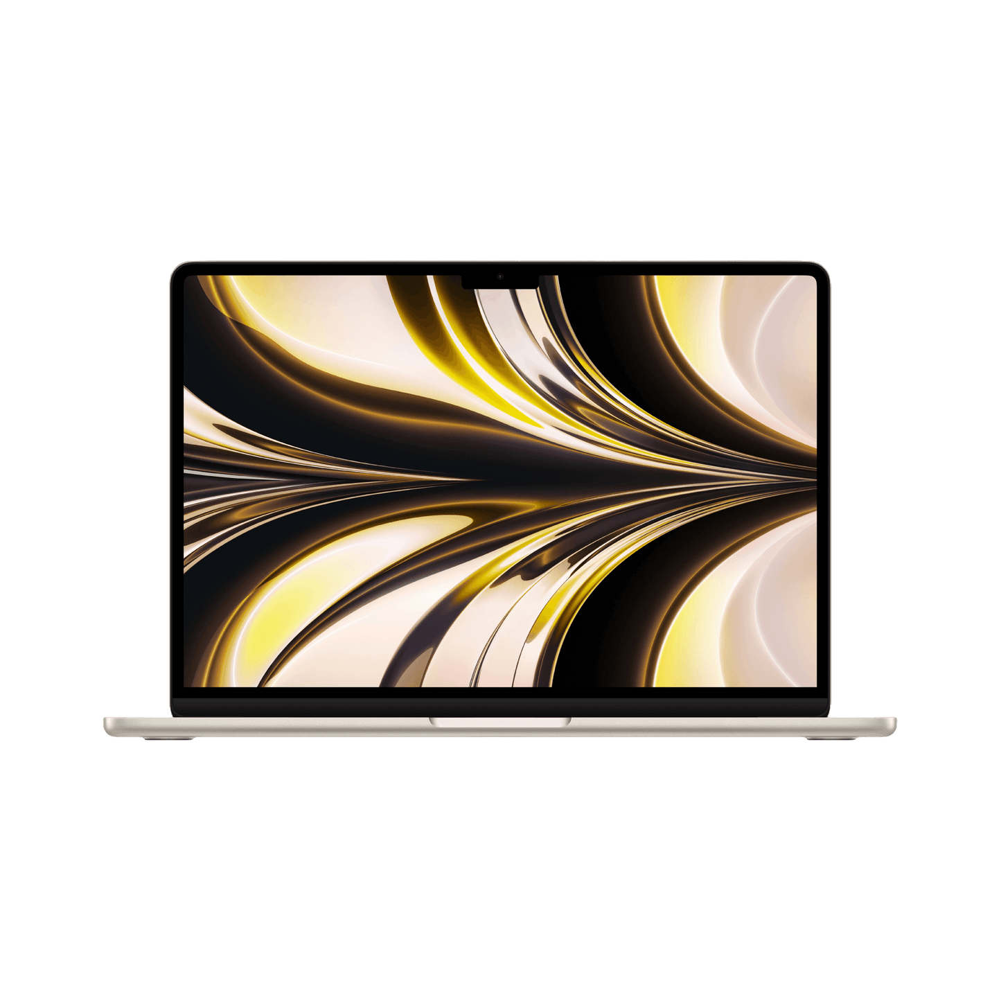 MacBook Air 13.6-inch (2024) – M3 Chip, 8‑Core CPU & 8‑Core GPU, 16GB RAM, 256GB SSD – Model MC8J4 (Starlight, English Keyboard) - alAsil