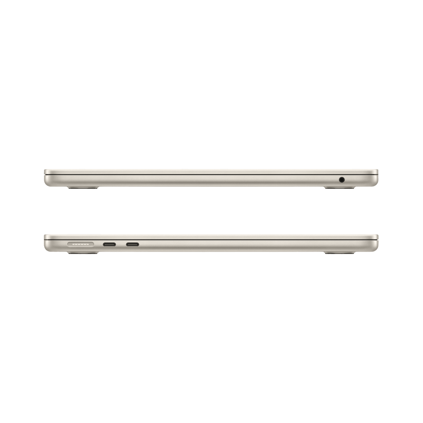 MacBook Air 13.6-inch (2024) – M3 Chip, 8‑Core CPU & 10‑Core GPU, 24GB RAM, 512GB SSD – Model MC8P4 (Starlight, English Keyboard) - alAsil