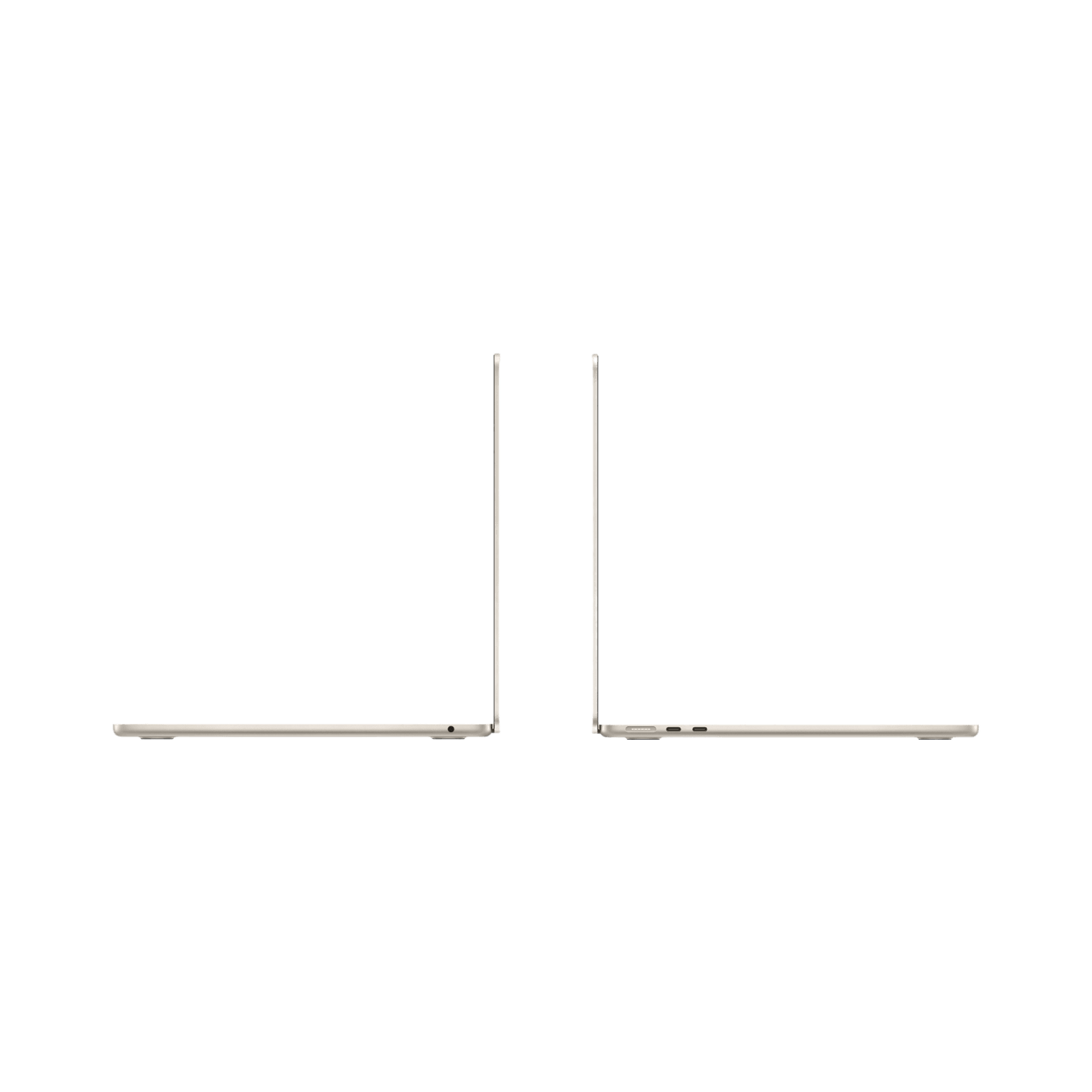 MacBook Air 13.6-inch (2024) – M3 Chip, 8‑Core CPU & 10‑Core GPU, 8GB RAM, 512GB SSD – Model MRXU3 (Starlight, English Keyboard) - alAsil