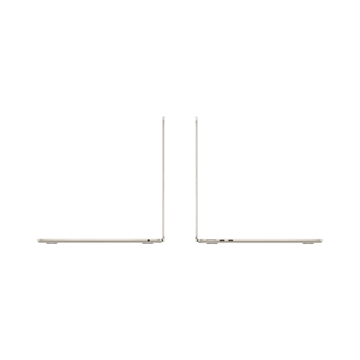 MacBook Air 13.6-inch (2024) – M3 Chip, 8‑Core CPU & 10‑Core GPU, 24GB RAM, 512GB SSD – Model MC8P4 (Starlight, English Keyboard) - alAsil