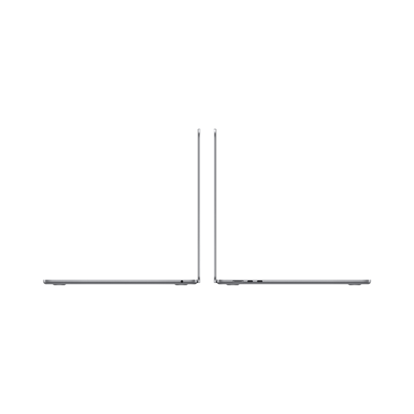 MacBook Air 15-inch (2024) – M3 Chip, 8‑Core CPU & 10‑Core GPU, 16GB RAM, 256GB SSD – Model MC9D4 (Space Gray, English Keyboard) - alAsil